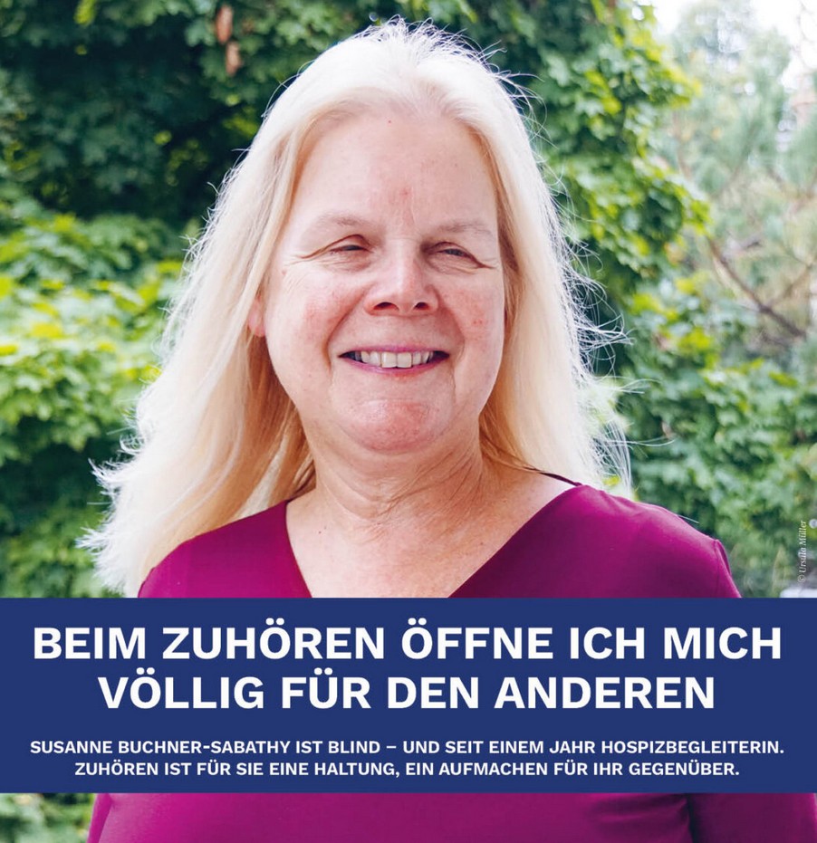 Ehrenamtliche Tätigkeit als Hospizbegleiterin